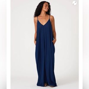 Lovestitch Cornflower Blue Relaxed Maxi Dress, sz S/M